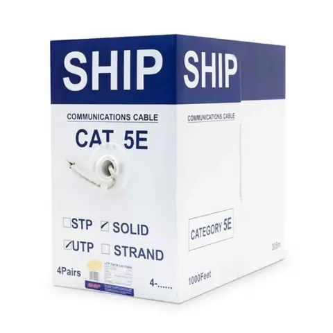 Кабель UTP Cat 5e 305м 4x2x1/0.51мм SHIP (D135 P) img.0-m