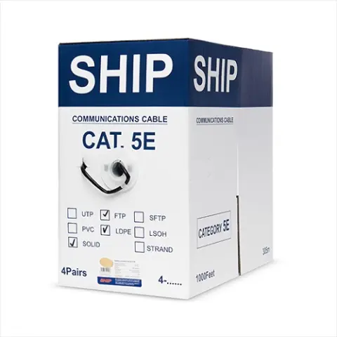 Кабель бухта FTP Cat 5e 305м 4x2x1/0.51мм SHIP для улиц (D146 P) img.0-m