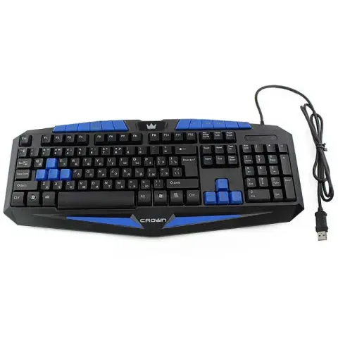Клавиатура мультимедийная, Игровая, USB, Crown СМKY 5006 (Crown CMKY 5006) img.0-m