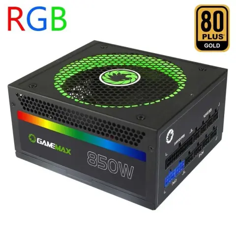 Gamemax RGB 850 (14СМ) 80PGold, Полностью модульный img.0-m