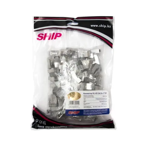 Коннектор RJ 45 Cat 5e, FTP экран, SHIP (S901B) img.0-m