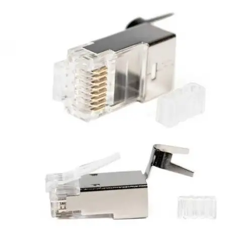 Коннектор RJ 45 Cat 6A 23AWG S FTP экран SHIP (S901G) img.0-m