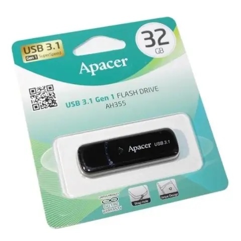 FlashDisk 32GB Apacer USB 3.1 (AP32GAH355B 1) img.0-m
