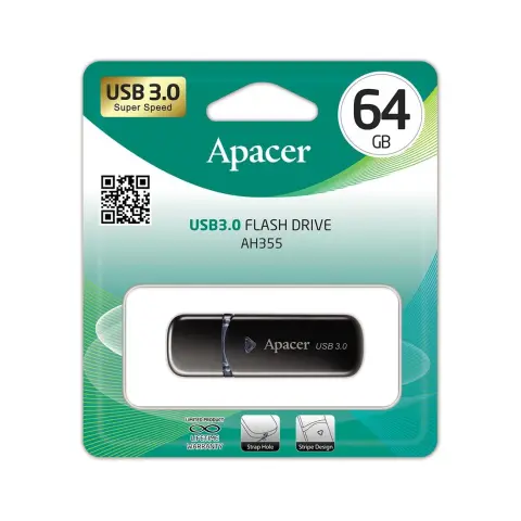FlashDisk 64GB Apacer USB 3.1 (AP64GAH355B 1) img.0-m