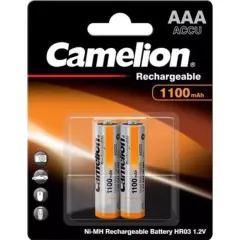 Аккумулятор CAMELION AAA 1.2V 1100mAh 2шт (NH AAA1100BP2)