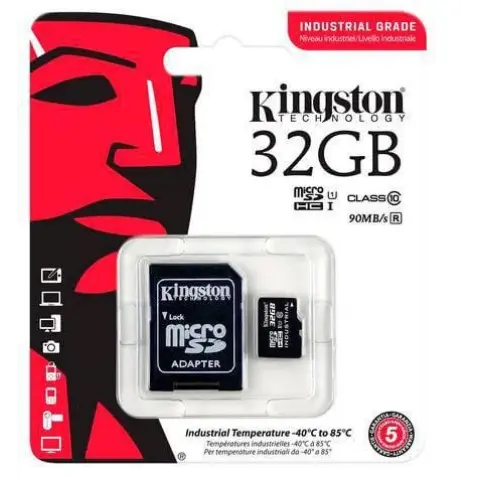 Карта памяти Kingston 32GB microSD Plus  Adapter (SDCS2/32GB) img.0-m