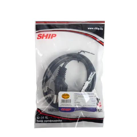 Кабель питания SHIP С13 1,2М (SH5005 1.2P) img.0-m