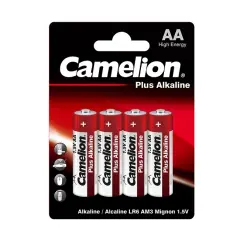 Батарейка CAMELION LR6 BP4 Plus Alkaline  AA 1.5V 4шт блистере