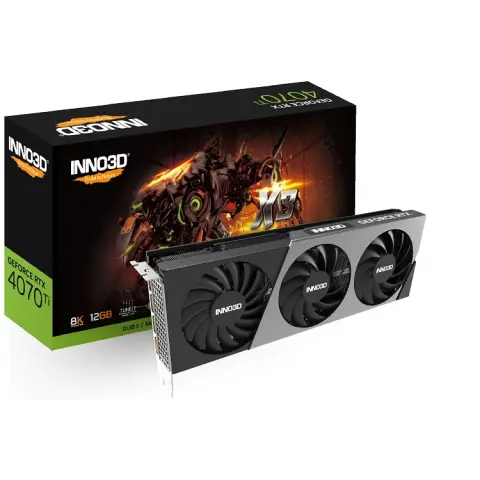 12GB RTX 4070Ti GDDR6X 192 Bit Inno3D X3 (N407T3 126X 186148N) img.0-m