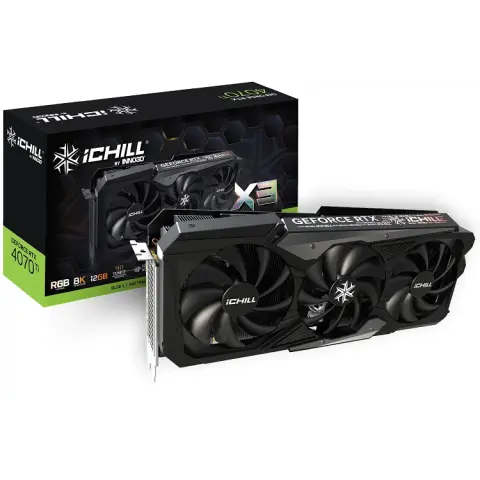 12GB RTX 4070 Ti Inno3D iChill X3 (C407T3 126XX 186148H) img.0-m