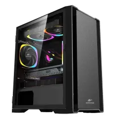 Корпус Wintek Andromeda D531 W TG 3Fan RGB пульт черный