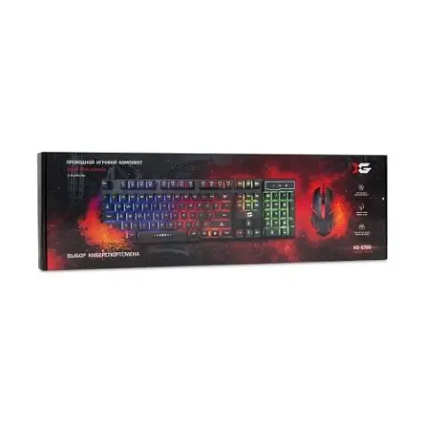 2 в 1 Клав+мышь USB X Game (XD 575OUB) img.0-m