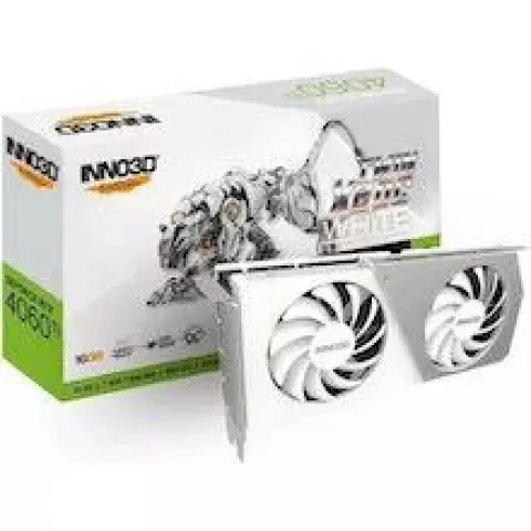 16GB RTX 4060 Ti GDDR6 128 Bit Inno3D X2 OC WHITE (N406T2 16D6X 178055W) img.0-m