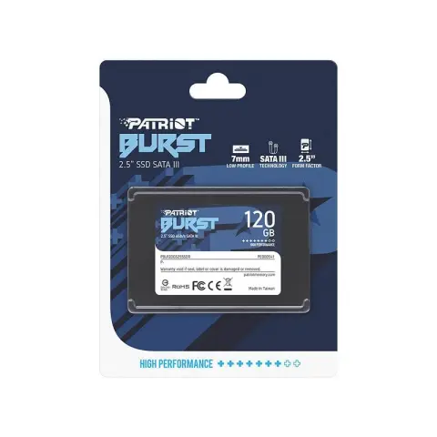SSD 2.5 120GB Patriot Burst SATA 6Gb/s(PBE120GS25SSDR) img.0-m