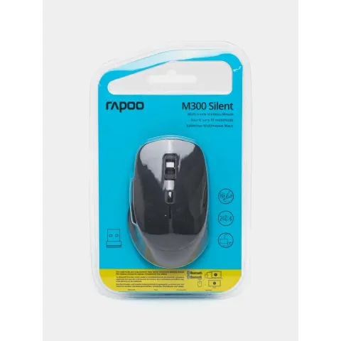 Мышь Rapoo M300 Bluetooth Темно серый (Rapoo M300 Dark Grey) img.0-m