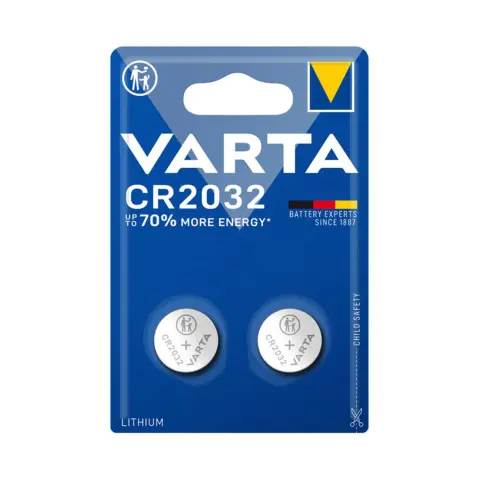 Батарейка Varta Lithium CR2032 BP2 2шт. в блистере (CR2032 BP2 Varta) img.0-m