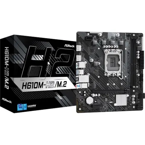 Intel 1700 H610 ASRock 2DDR4 (H610M H2/M.2) img.0-m