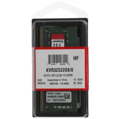 Модуль памяти Kingston 8GB DDR4 3200MHz SO-DIMM KVR32S22S8/8