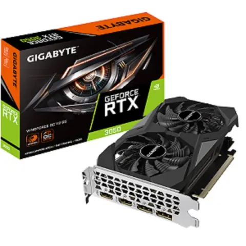 6GB RTX 3050 GDDR6 96 bit Gigabyte (GV N3050WF2OCV2 6GD) img.0-m