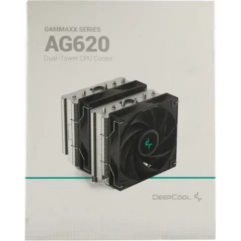 Deepcool AG620 260W Fan2*120 универсальный 4pin (R AG620 BKNNMN G 1) img.0-m