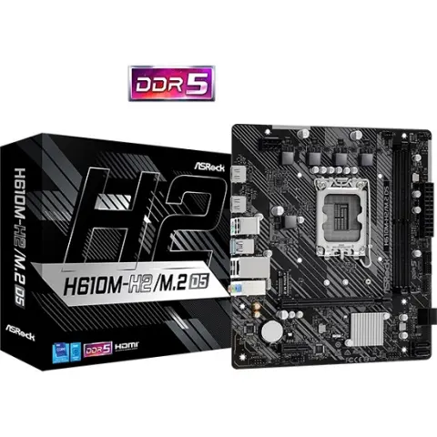 Intel 1700 H610 ASRock 2DDR5 (H610M H2/M.2 D5) img.0-m