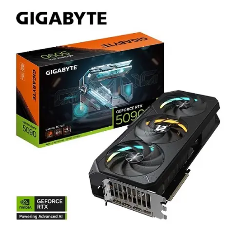 32GB RTX5090 GDDR7 512 Bit Gigabyte GAMING OC 3Fan (GV N5090GAMING OC 32GD) img.0-m