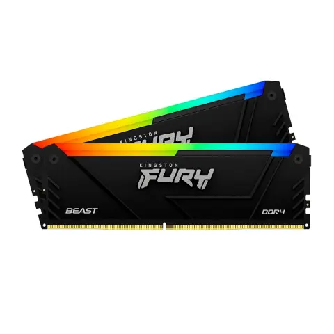 32GB DDR4 DIMM 3200MHz Kingston Fury Beast RGB Kit 2x16GB (KF432C16BB12AK2/32) img.0-m