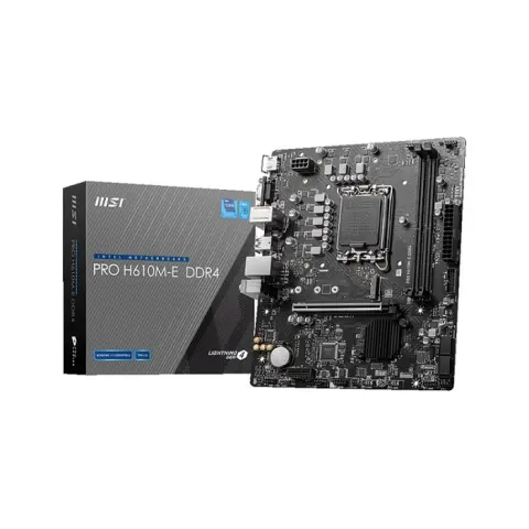 Intel 1700 H610 MSI 2DDR4 4SATA m.2 HDMI VGA microATX(PRO H610M E DDR4) img.0-m