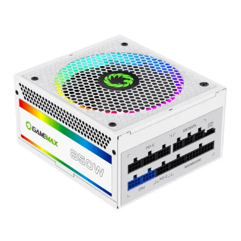 Gamemax RGB 850PRO White (14СМ) 80PGold модульный (Gamemax RGB 850 PRO Wh) img.0-m