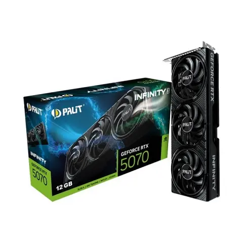 12GB RTX 5070 GDDR7 192 Bit PALIT INFINITY 3 3Fan (NE75070019K9 GB2050S) img.0-m