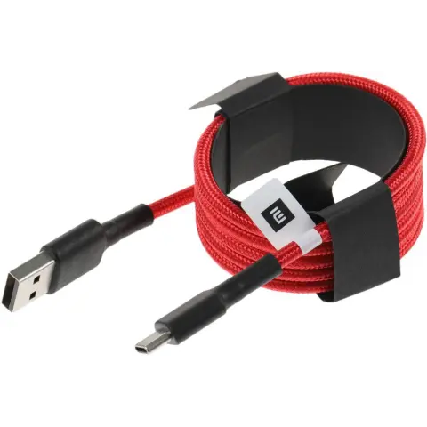 Интерфейсный кабель Xiaomi USB Type C 1m Красный (SJX10ZM/SJV4110GL) img.0-m