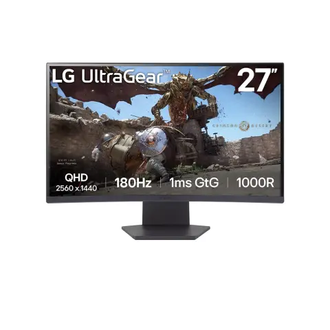 27 LG 2560x1440 VA 180 Hz DP 2HDMI Black изогнутый 1000R (27GS60QC B) img.0-m