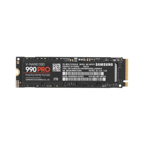 SSD M.2 NVMe 2TB Samsung 990 PRO PCIe 4.0 7450/6900 Мб/с(MZ V9P2T0BW)