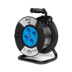 Удлинитель SVC Катушка 22 метра 4 розетки 3500W 16A (GS 22M)