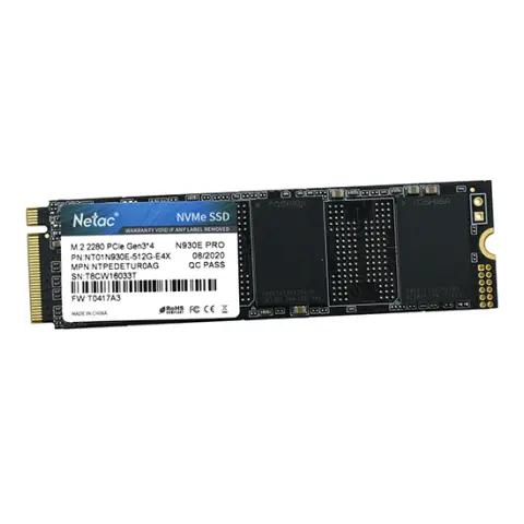 SSD M.2 NVMe 512GB Netac N930E Pro 2080R/1700W (NT01N930E 512G E4X)