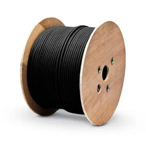 Катушка UTP Cat 5e 305м  PE SHIP для внешней прокладки со стальной проволокой (D225 P)