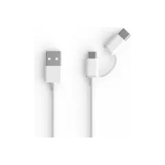 Кабель Xiaomi 3-в-1 Type-C, USB, Micro USB (1м)